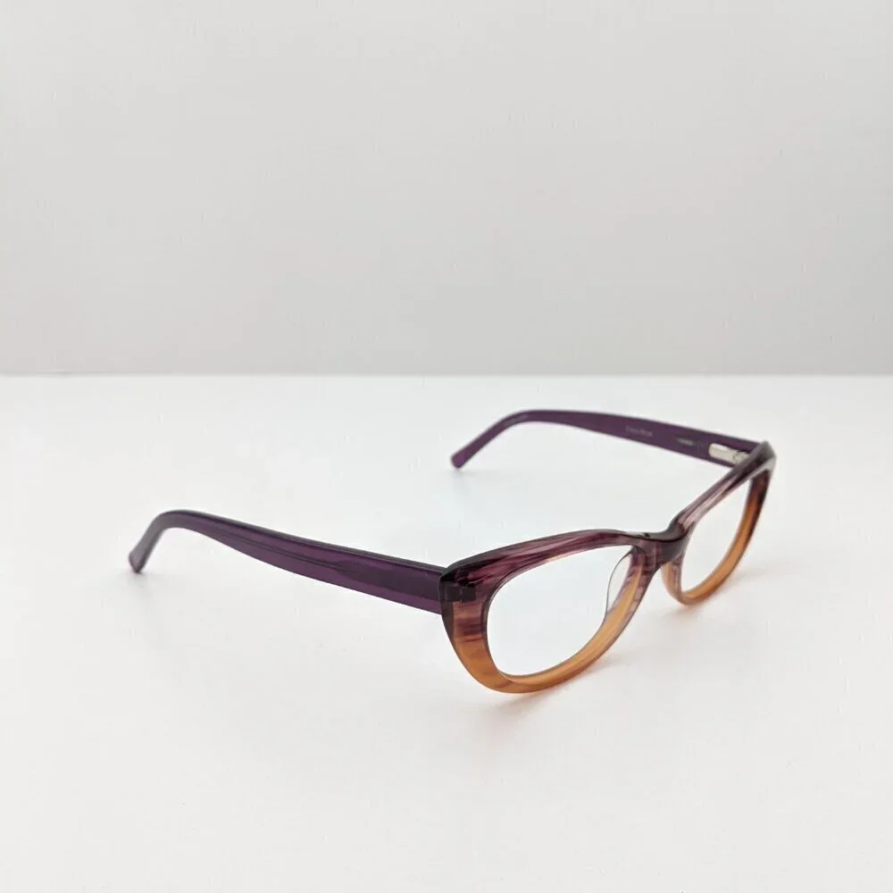 🕶️Cole Haan Plum Rose Horn CH1003 Eyeglasses 50/16/130 | ALH645🕶️
